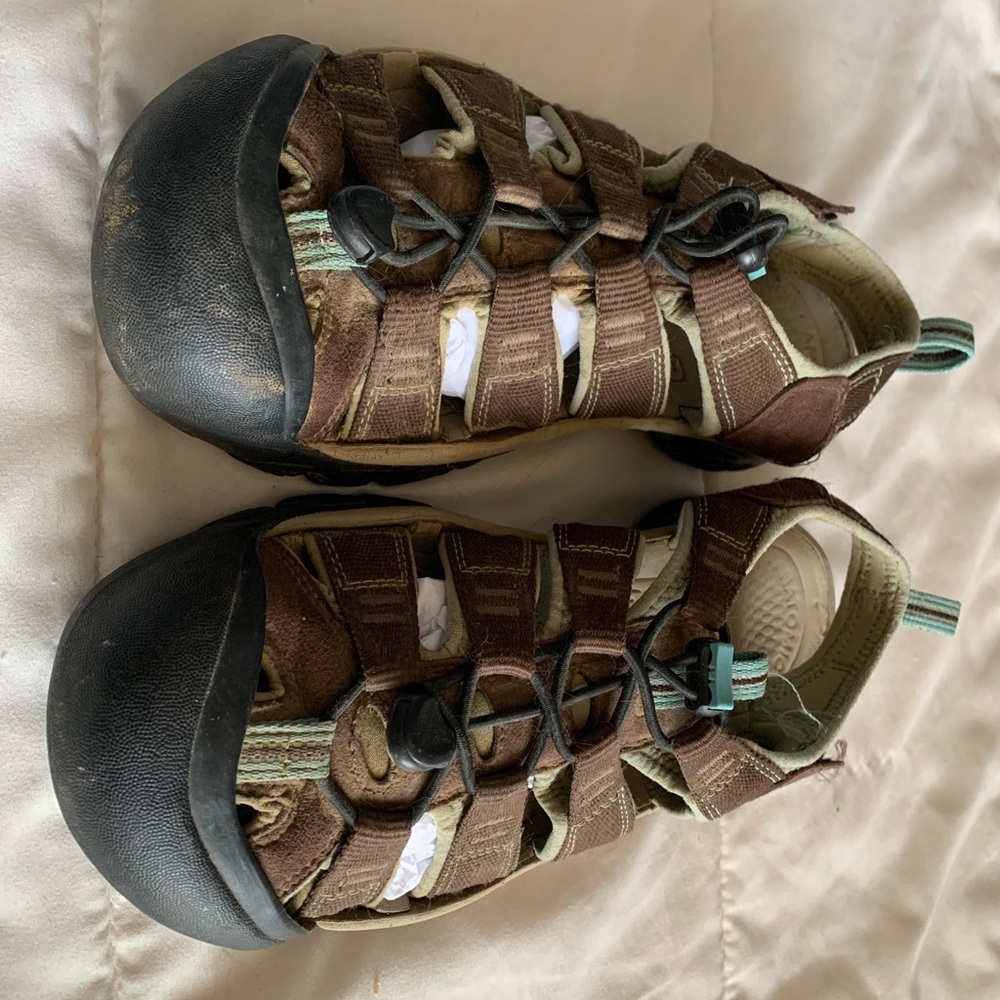 Keen Brown & Teal Sandals